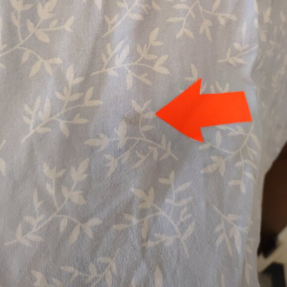 The Mens Store Light Blue Floral Print Short Sleeve Polo - Picture 3 of 4